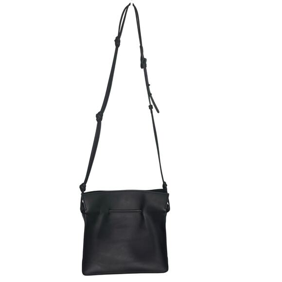 Von Holzhausen Shopper Crossbody Tote Technik Leather Black Small - Picture 12 of 14